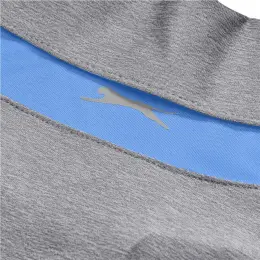 Mens Cypress Golf Shirt Grey Close Up Collar